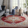 Nourison Majestic Red 79 X 99 Area Rug  805-114178 Thumb 3