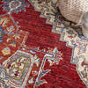 Nourison Majestic Red 79 X 99 Area Rug  805-114178 Thumb 4