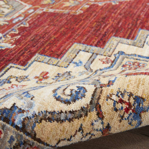 Nourison Majestic Red 86 X 116 Area Rug 805-114180 Image 2