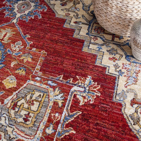 Nourison Majestic Red 86 X 116 Area Rug 805-114180 Image 4