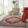 Nourison Majestic Red 56 X 80 Area Rug 805-114181 Thumb 5