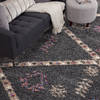 Nourison NORDIC SHAG Grey 90 X 120 Area Rug  805-114186 Thumb 2