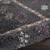 Nourison NORDIC SHAG Grey 90 X 120 Area Rug 805-114186 Thumb 6