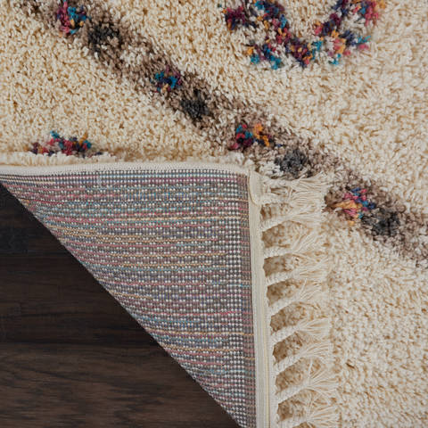 Nourison NORDIC SHAG White 53 X 79 Area Rug 805-114188 Image 7