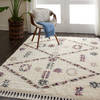 Nourison NORDIC SHAG White 53 X 79 Area Rug  805-114188 Thumb 3