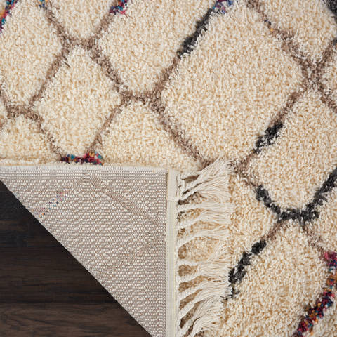 Nourison NORDIC SHAG White 40 X 63 Area Rug 805-114195 Image 7