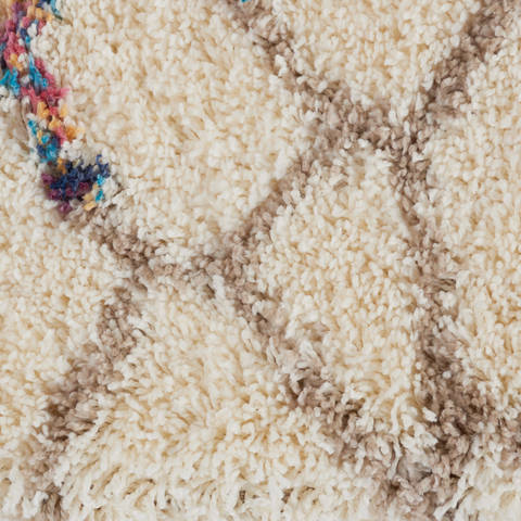 Nourison NORDIC SHAG White 40 X 63 Area Rug 805-114195 Image 8