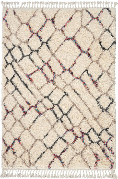 Nourison NORDIC SHAG White 40 X 63 Area Rug 805-114195 Image 0