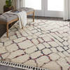 Nourison NORDIC SHAG White 40 X 63 Area Rug 805-114195 Thumb 3