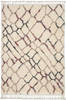 Nourison NORDIC SHAG White 40 X 63 Area Rug  805-114195 Thumb 0