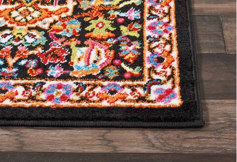 Nourison Oakdale Black Runner 22 X 76 Area Rug 805-114219 Image 4