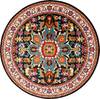 Nourison Oakdale Black Round 710 X 710 Area Rug 805-114228 Thumb 0