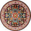 Nourison Oakdale Black Round 710 X 710 Area Rug  805-114228 Thumb 0