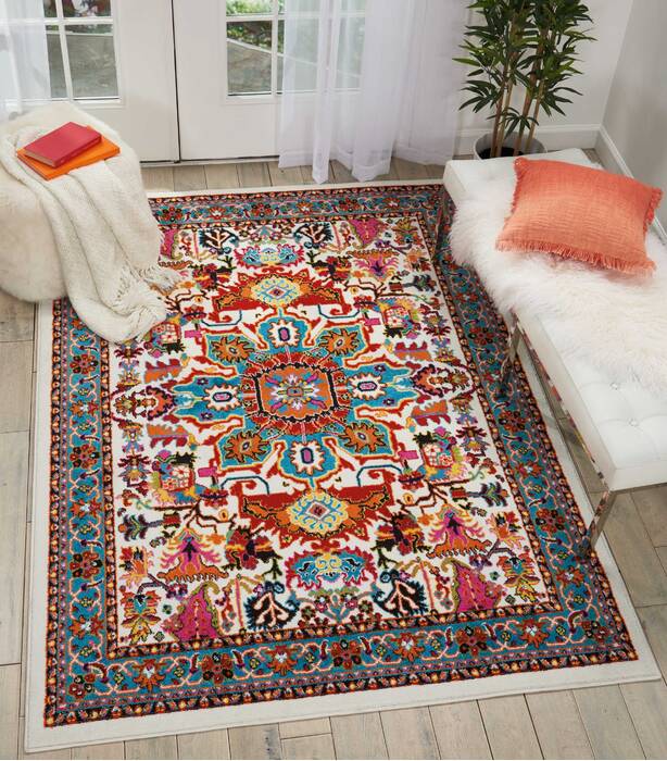 Nourison Oakdale Beige 710 X 100 Area Rug 805-114237 Image 3