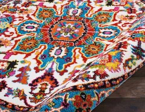 Nourison Oakdale Beige Round 53 X 53 Area Rug 805-114239 Image 2