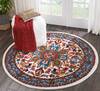 Nourison Oakdale Beige Round 53 X 53 Area Rug 805-114239 Thumb 3