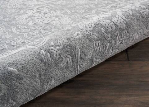 Nourison Opaline Grey 56 X 75 Area Rug 805-114248 Image 2