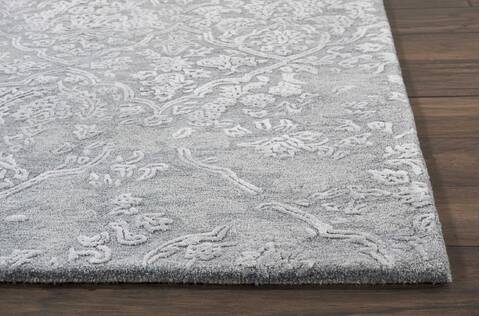 Nourison Opaline Grey 56 X 75 Area Rug 805-114248 Image 4