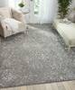 Nourison Opaline Grey 79 X 99 Area Rug  805-114249 Thumb 3