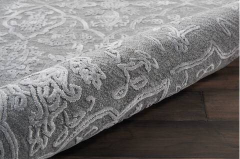 Nourison Opaline Grey 86 X 116 Area Rug 805-114250 Image 2