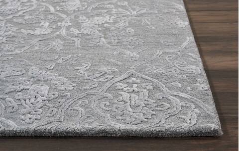 Nourison Opaline Grey 86 X 116 Area Rug 805-114250 Image 4