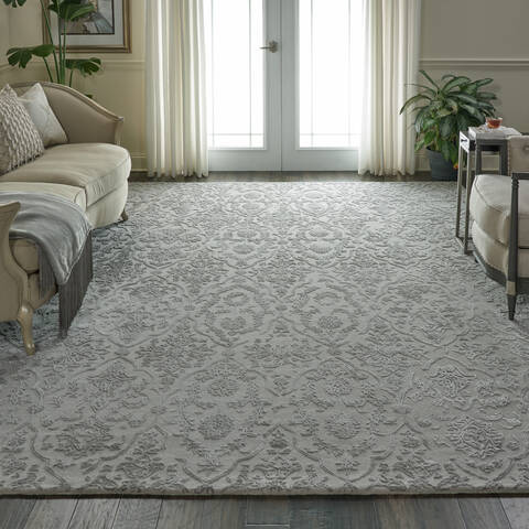 Nourison Opaline Beige 86 X 116 Area Rug 805-114256 Image 3
