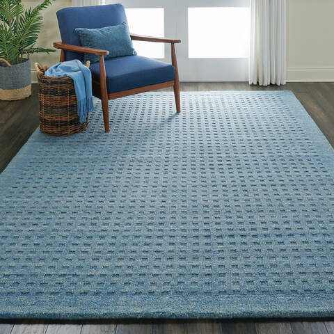Nourison Perris Blue 80 X 106 Area Rug 805-114266 Image 3