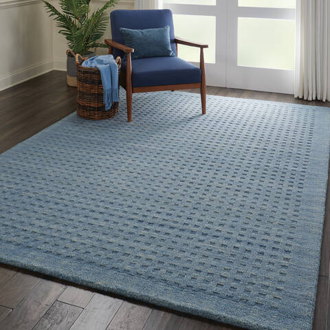 Nourison Perris Blue 80 X 106 Area Rug 805-114266 Image 6