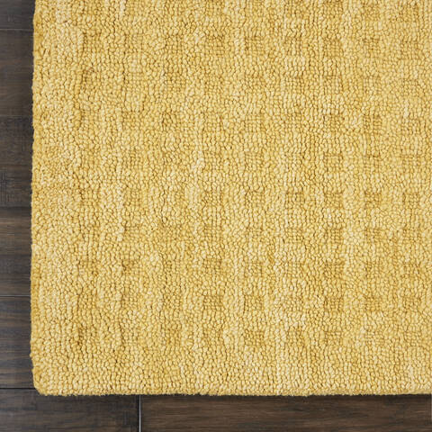 Nourison Perris Yellow 80 X 106 Area Rug 805-114270 Image 1