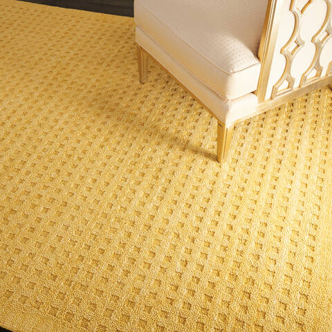 Nourison Perris Yellow 80 X 106 Area Rug 805-114270 Image 4