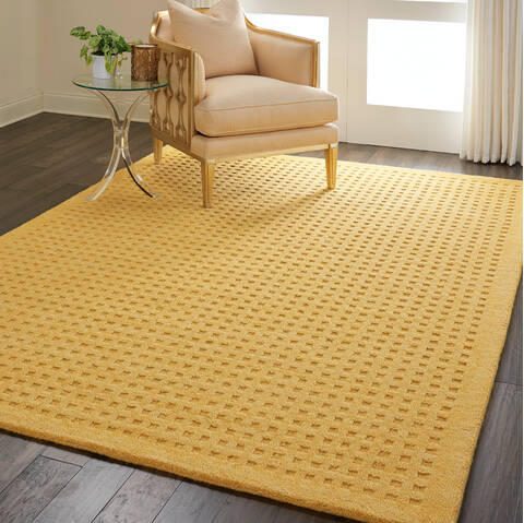 Nourison Perris Yellow 80 X 106 Area Rug 805-114270 Image 6