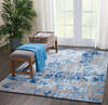 Nourison Prismatic Blue 56 X 75 Area Rug 805-114320 Thumb 3