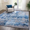 Nourison Prismatic Blue 86 X 116 Area Rug  805-114322 Thumb 3