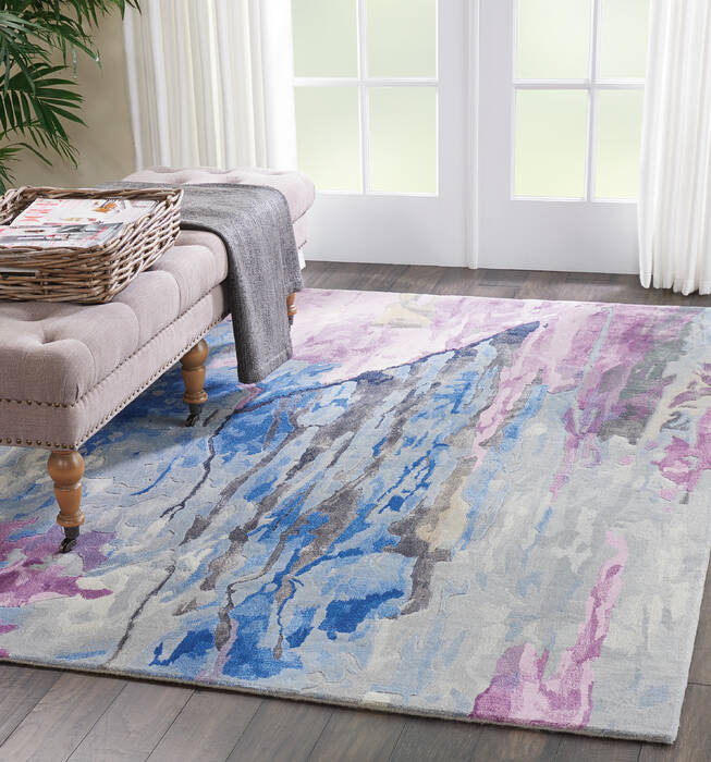 Nourison Prismatic Grey 56 X 75 Area Rug 805-114326 Image 3