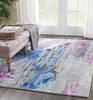 Nourison Prismatic Grey 56 X 75 Area Rug 805-114326 Thumb 3