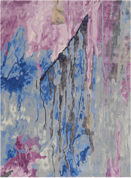 Nourison Prismatic Grey 5'6" X 7'5" Area Rug  805-114326