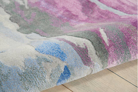 Nourison Prismatic Grey 79 X 99 Area Rug 805-114327 Image 2
