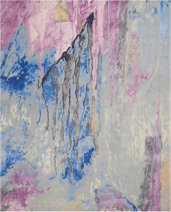 Nourison Prismatic Grey 79 X 99 Area Rug 805-114327 Image 0