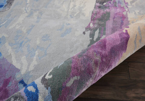 Nourison Prismatic Grey 86 X 116 Area Rug 805-114328 Image 2