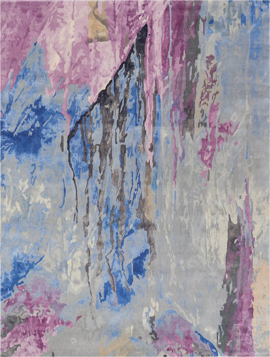 Nourison Prismatic Grey 86 X 116 Area Rug 805-114328 Image 0