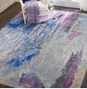 Nourison Prismatic Grey 86 X 116 Area Rug 805-114328 Thumb 4