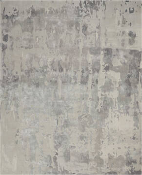 Nourison Prismatic Grey Rectangle 8x10 ft Lucxelle Carpet 114332