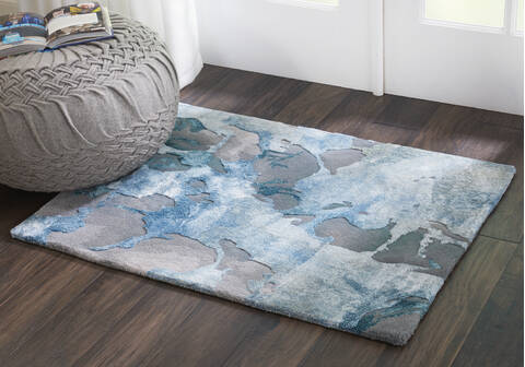 Nourison Prismatic Grey 23 X 30 Area Rug 805-114340 Image 6
