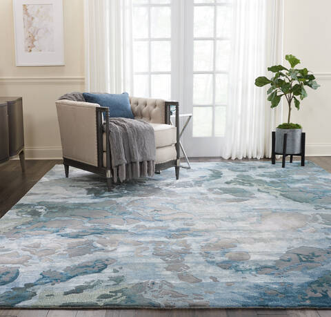 Nourison Prismatic Grey 86 X 116 Area Rug 805-114344 Image 4