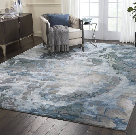 Nourison Prismatic Grey 86 X 116 Area Rug 805-114344 Image 6