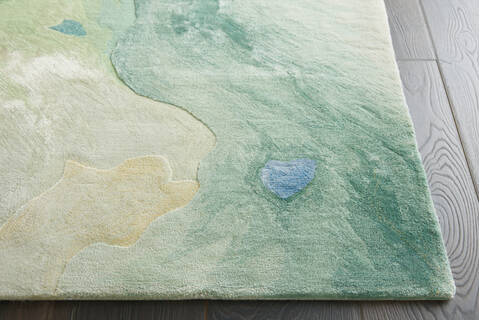 Nourison Prismatic Green 79 X 99 Area Rug 805-114355 Image 5