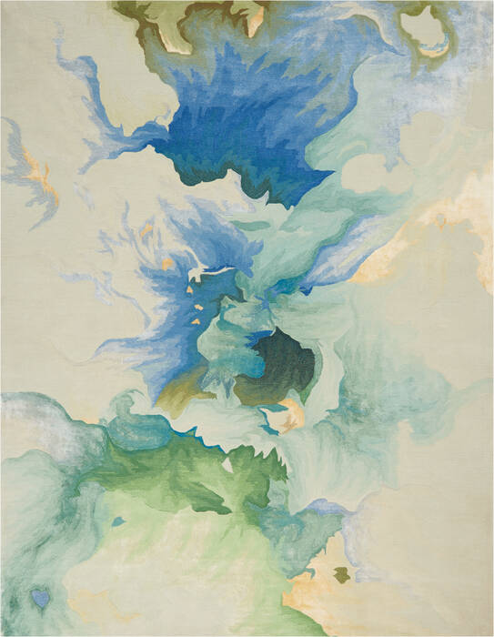 Nourison Prismatic Green 79 X 99 Area Rug 805-114355 Image 0