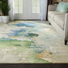 Nourison Prismatic Green 79 X 99 Area Rug 805-114355 Thumb 4