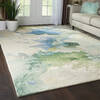 Nourison Prismatic Green 79 X 99 Area Rug 805-114355 Thumb 6