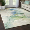 Nourison Prismatic Green 79 X 99 Area Rug  805-114355 Thumb 6